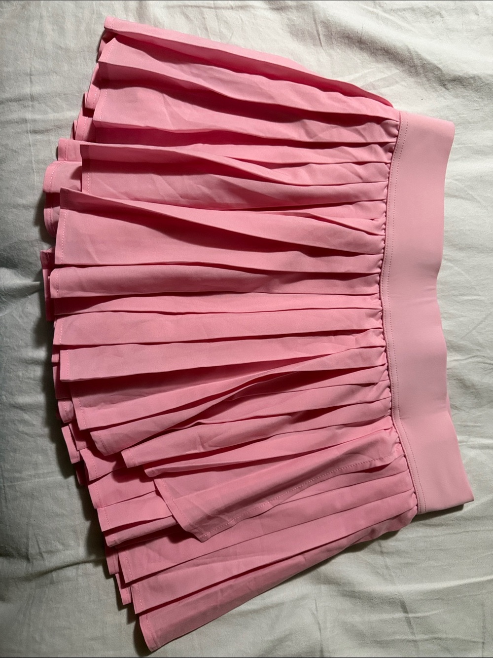 Pleated Pink Mini Skirt - Unbranded